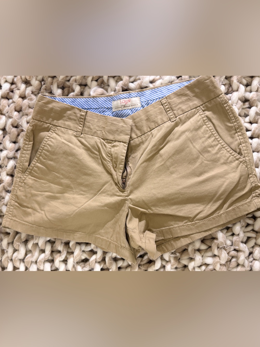 J. Crew Tan 3" Chino Short
